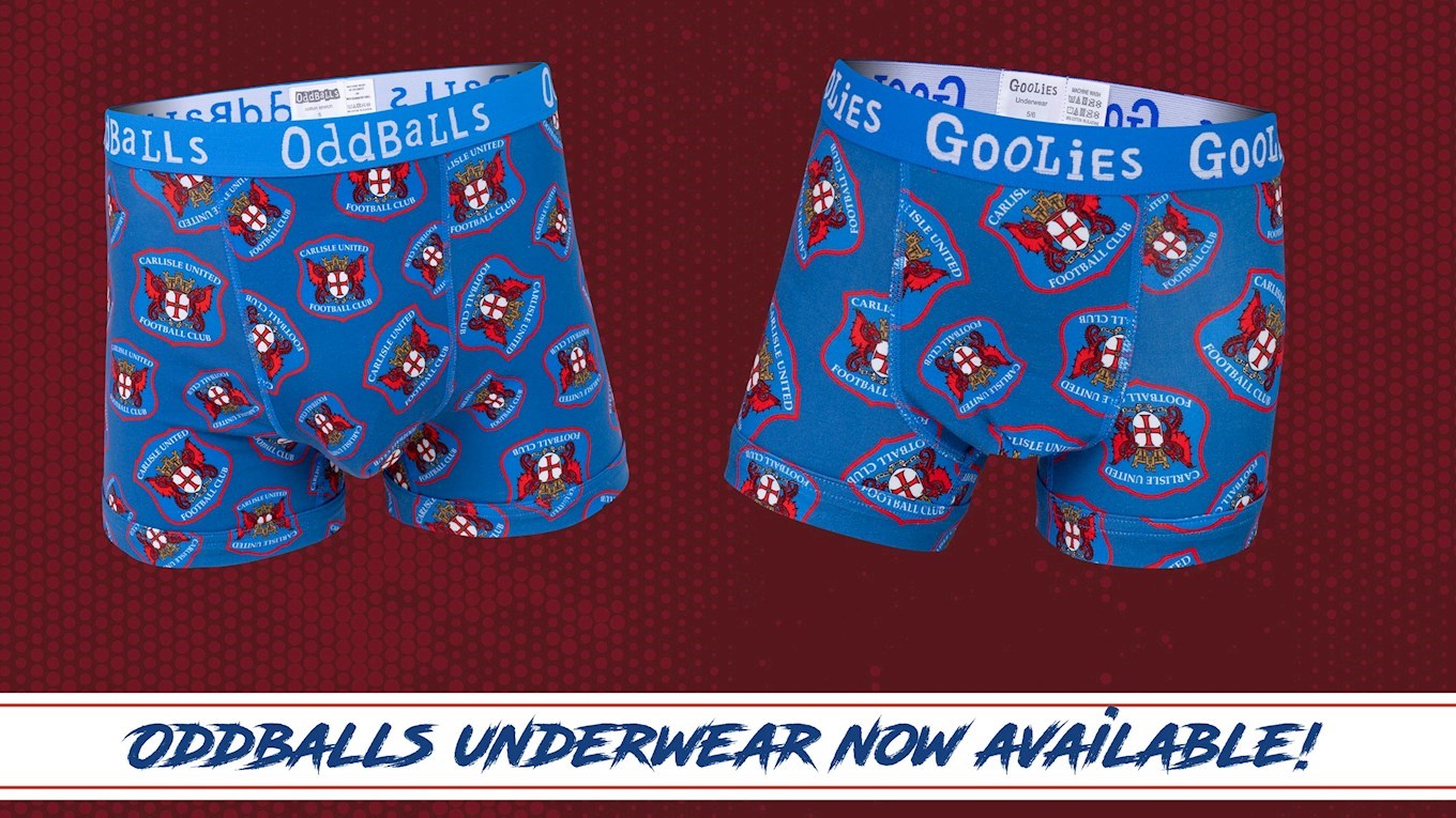BLUES STORE: OddBalls underwear now available - News - Carlisle United